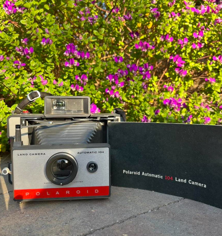1960s Polaroid Automatic 104 Land Camera (WITH MANUAL)