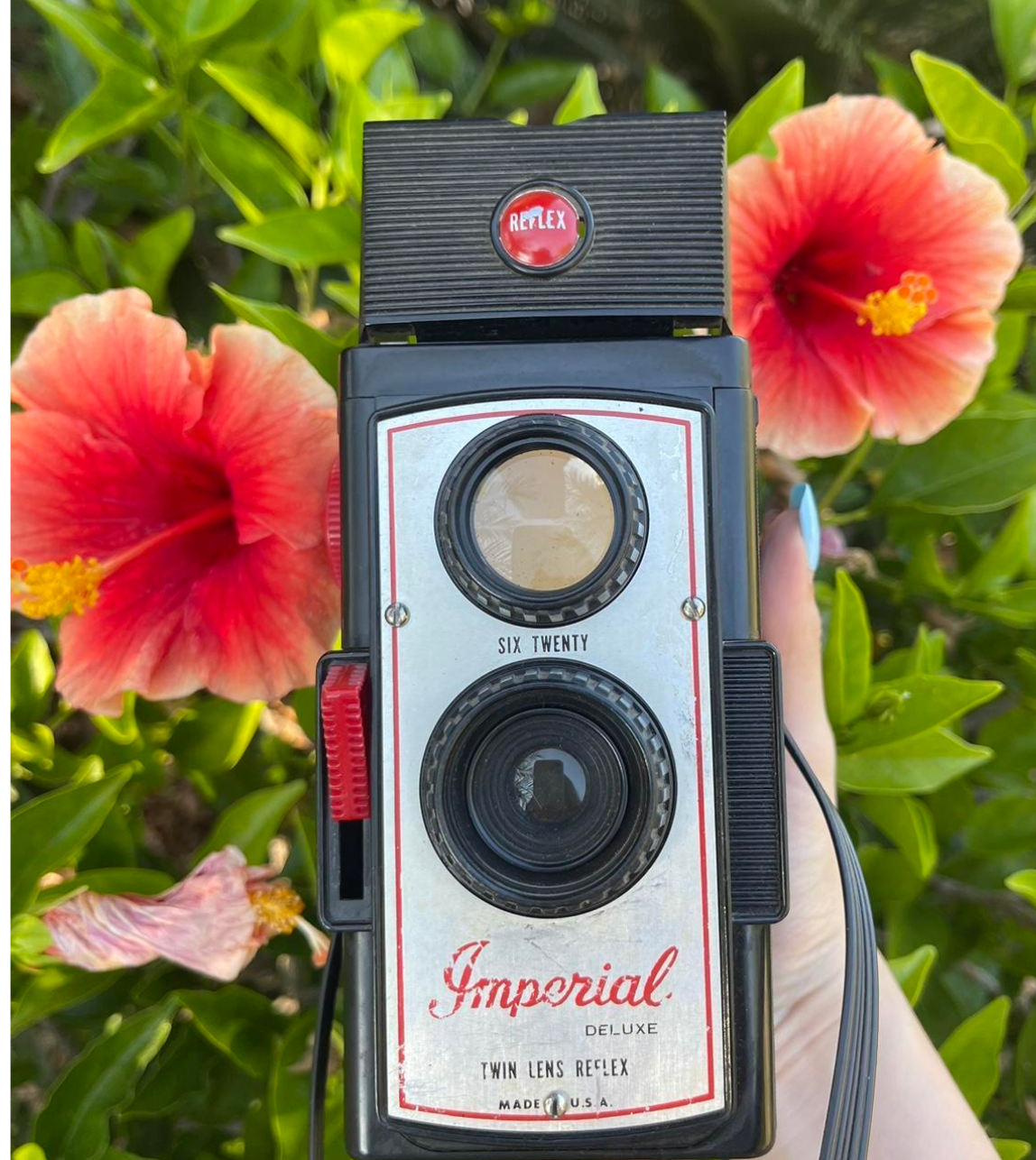 1950s Imperial Deluxe Vintage Film Camera Twin Lens Reflex