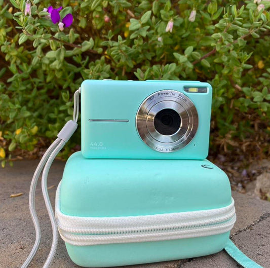 Mint Green Digital Camera