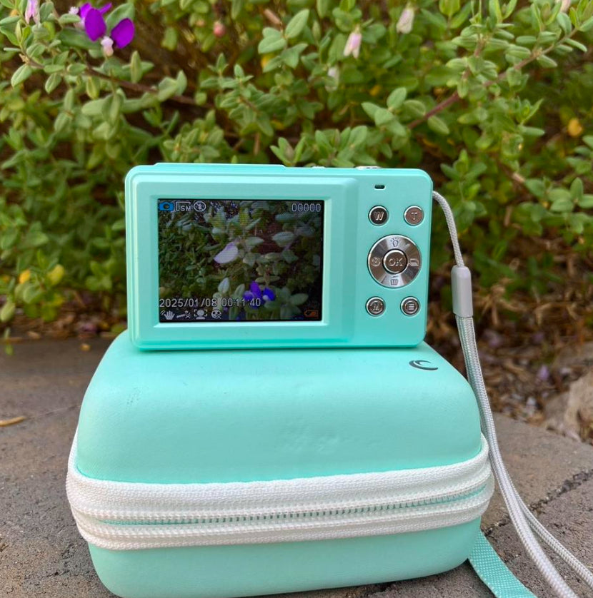 Mint Green Digital Camera
