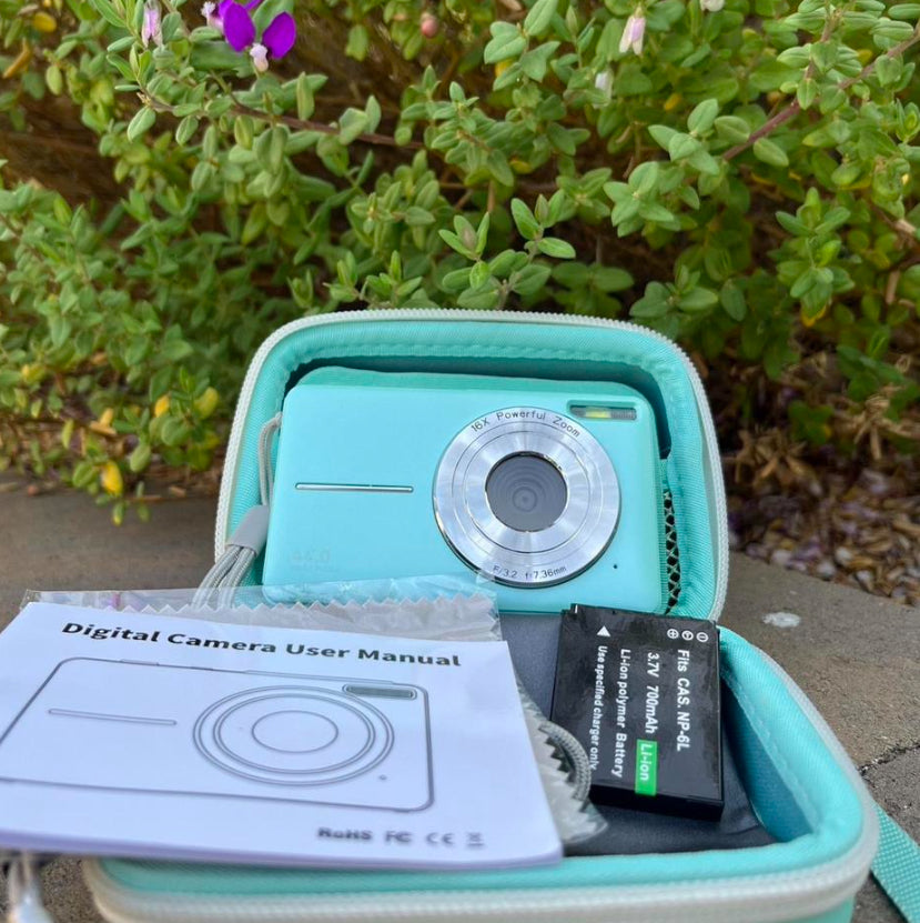 Mint Green Digital Camera