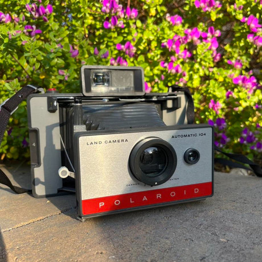 1960s Polaroid Automatic 104 Land Camera (WITH MANUAL)
