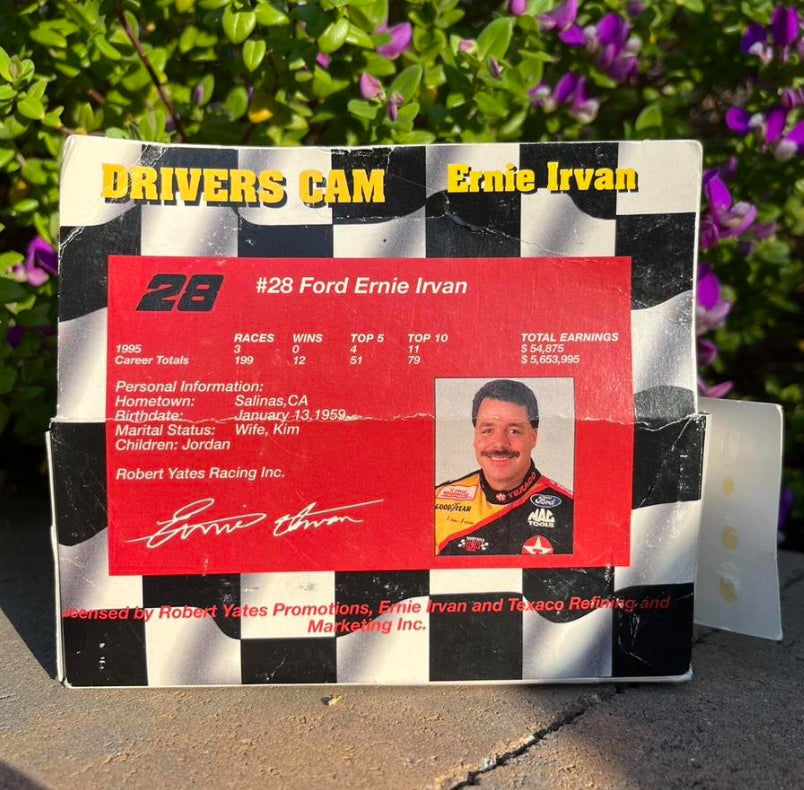 (RARE FIND) 1996 Ernie Irvan #28 Driver’s Cam